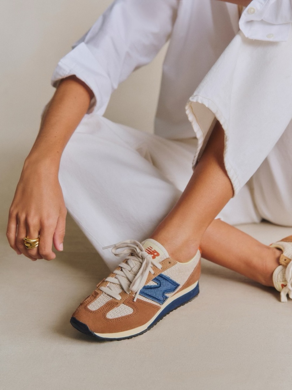 Sezane x New Balance 471 Sneakers